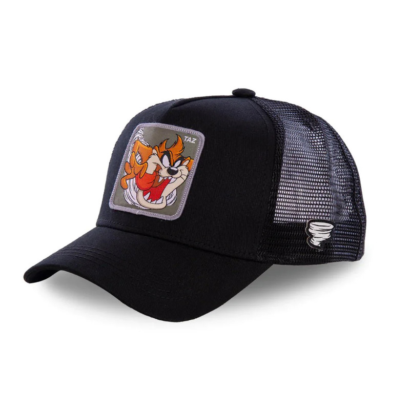 Queue Caps Looney Tunes Taz Cap - Black - قبعة